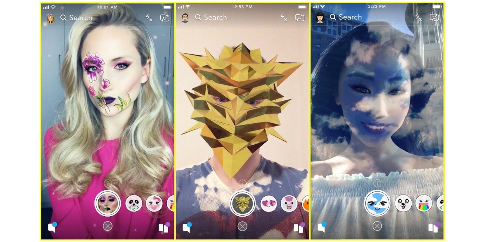 how to create an app like Snapchat with lenses