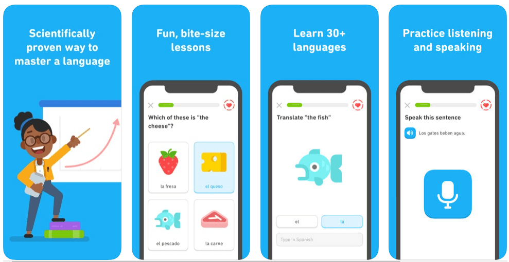 how to create a language learning app like duolingo