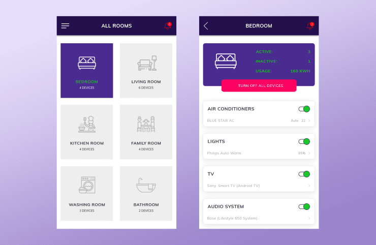 smart home app development for multi tasking