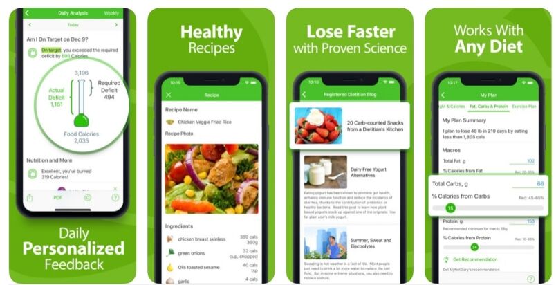 calorie counter health and fitness app development